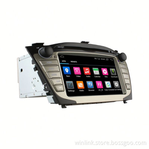 2 din Android Quad core car multimedia player for Hyundai ix35 2009 with GPS RDS Wifi Built 4G lte support DAB mirror